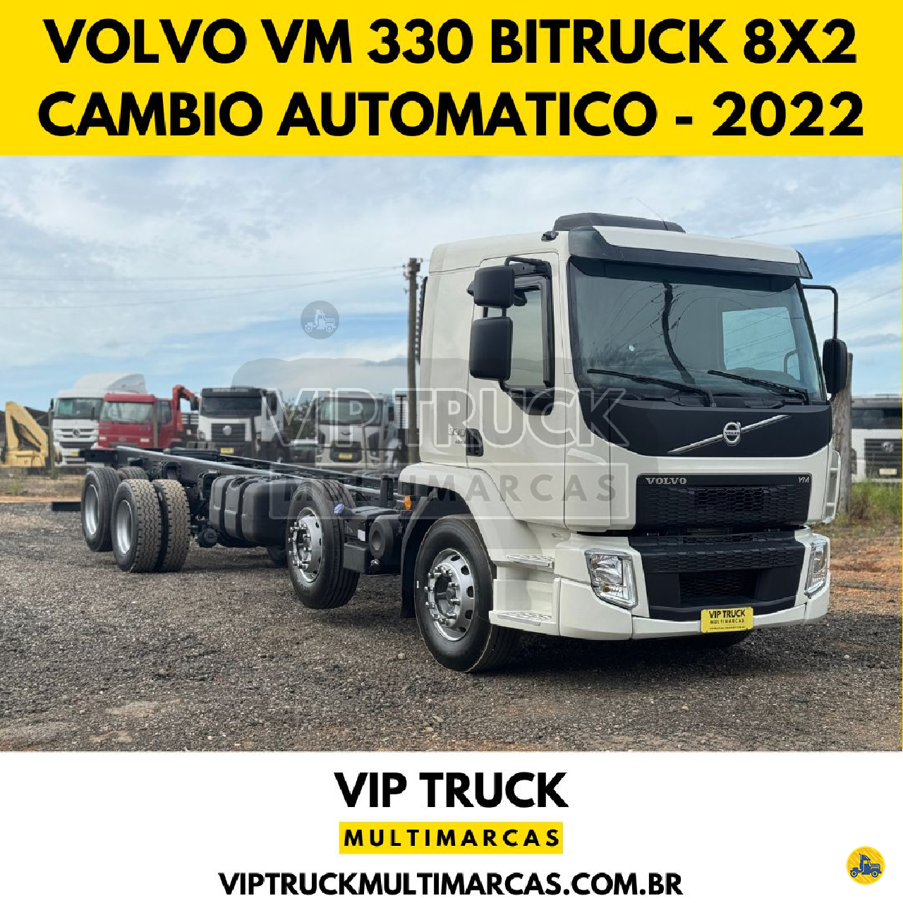 CAMINHAO VOLVO VOLVO VM 330 Chassis BiTruck 8x2 Vip Truck Multimarcas ICARA SANTA CATARINA SC